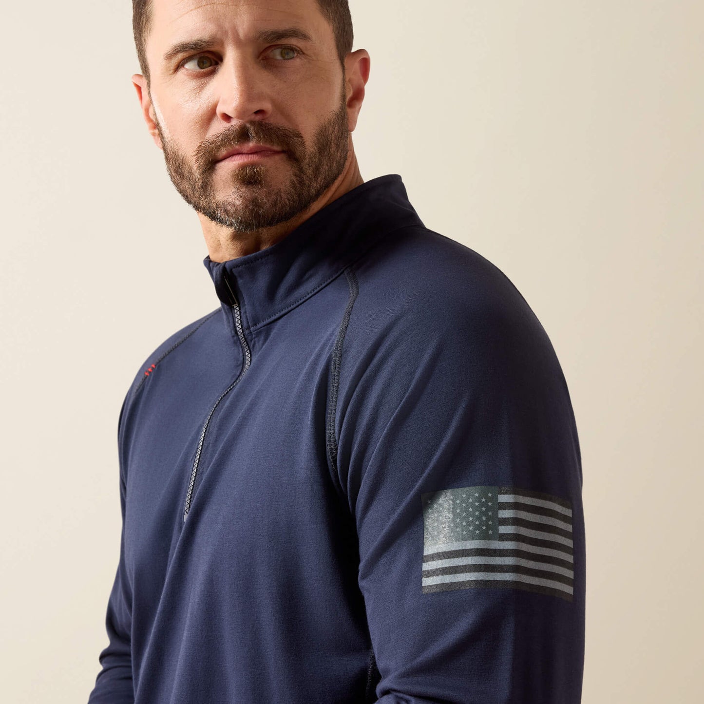 Ariat FR Combat Stretch Patriot 1/4 Zip Work Shirt
