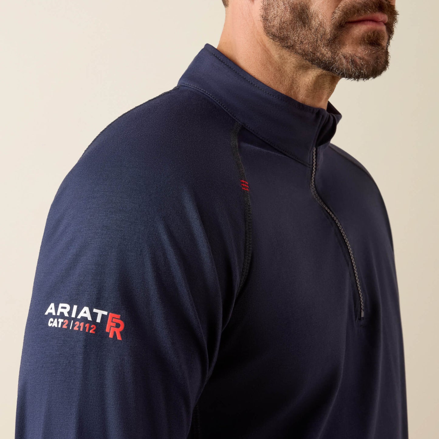 Ariat FR Combat Stretch Patriot 1/4 Zip Work Shirt