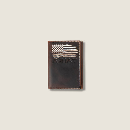 Ariat Flag Trifold Wallet