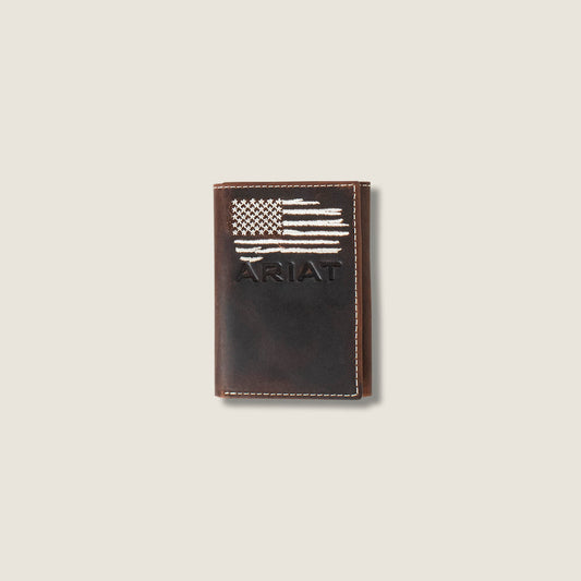 Ariat Flag Trifold Wallet