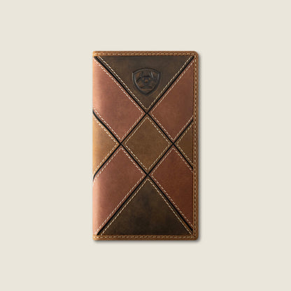 Ariat Patchwork Embroidered Logo Rodeo Wallet
