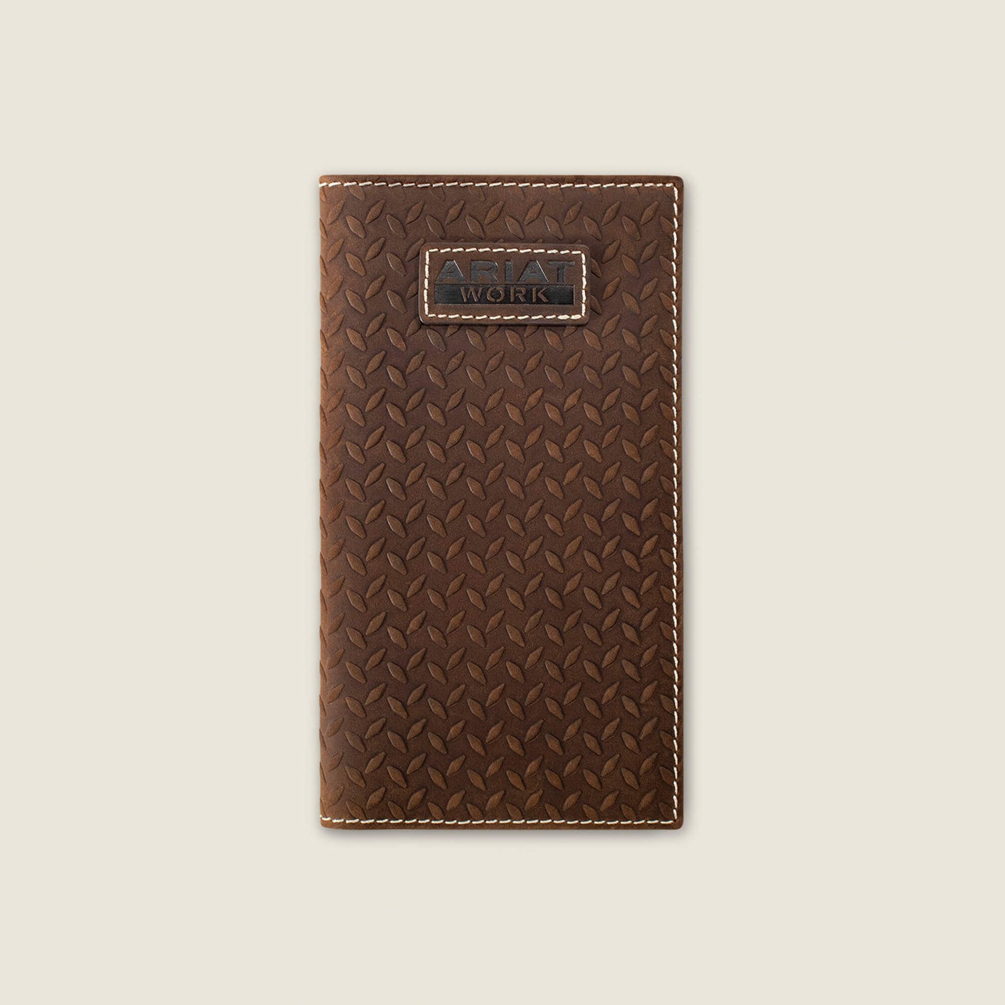 Ariat Diamond Plate Embossed Checkbook Wallet