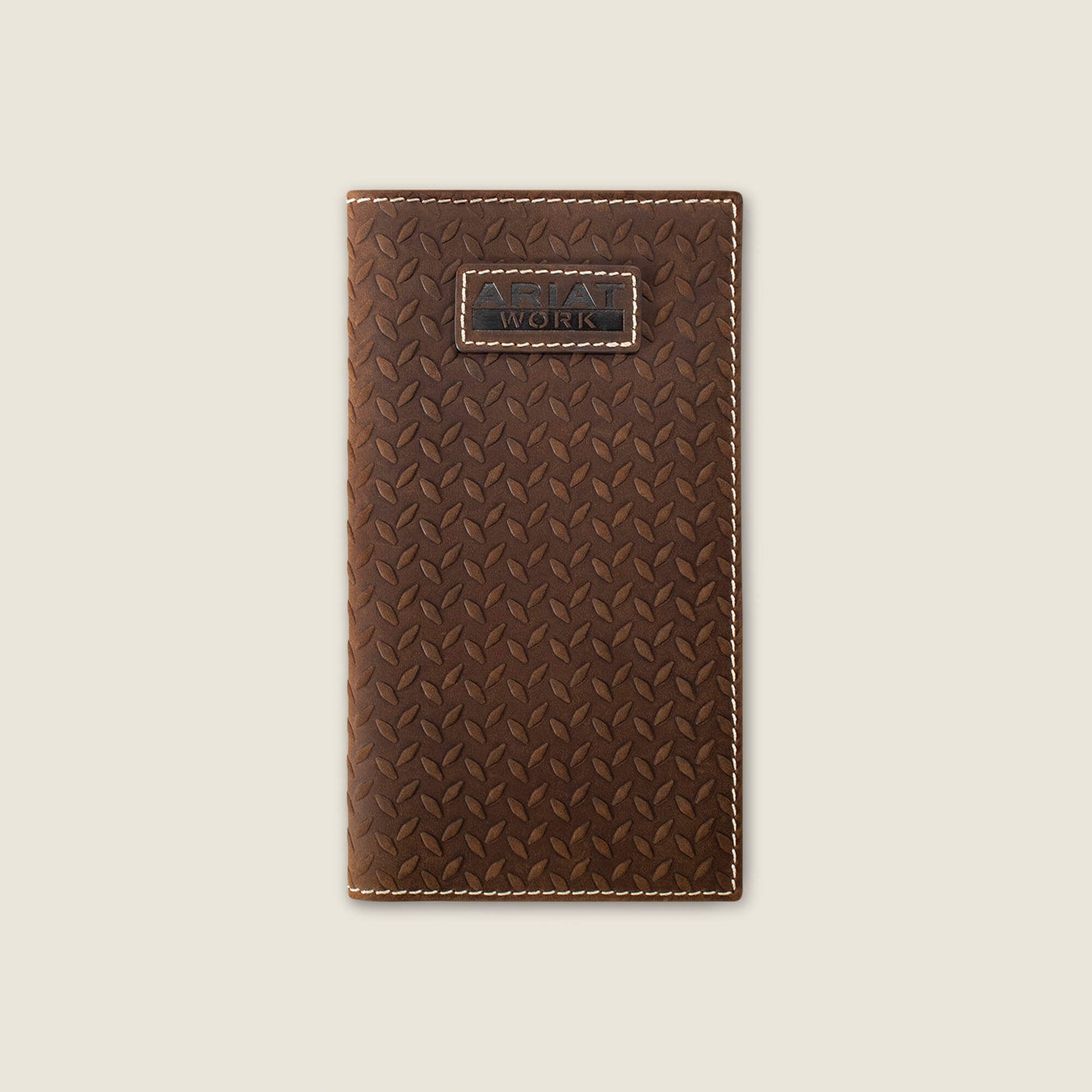Ariat Diamond Plate Embossed Checkbook Wallet