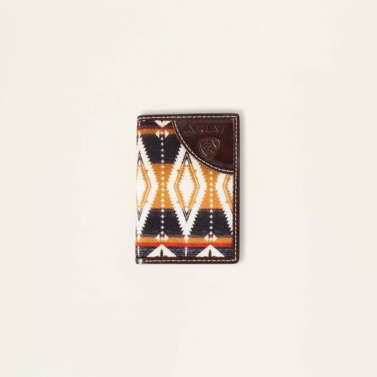 Ariat Southwest Fabric Trifold Wallet