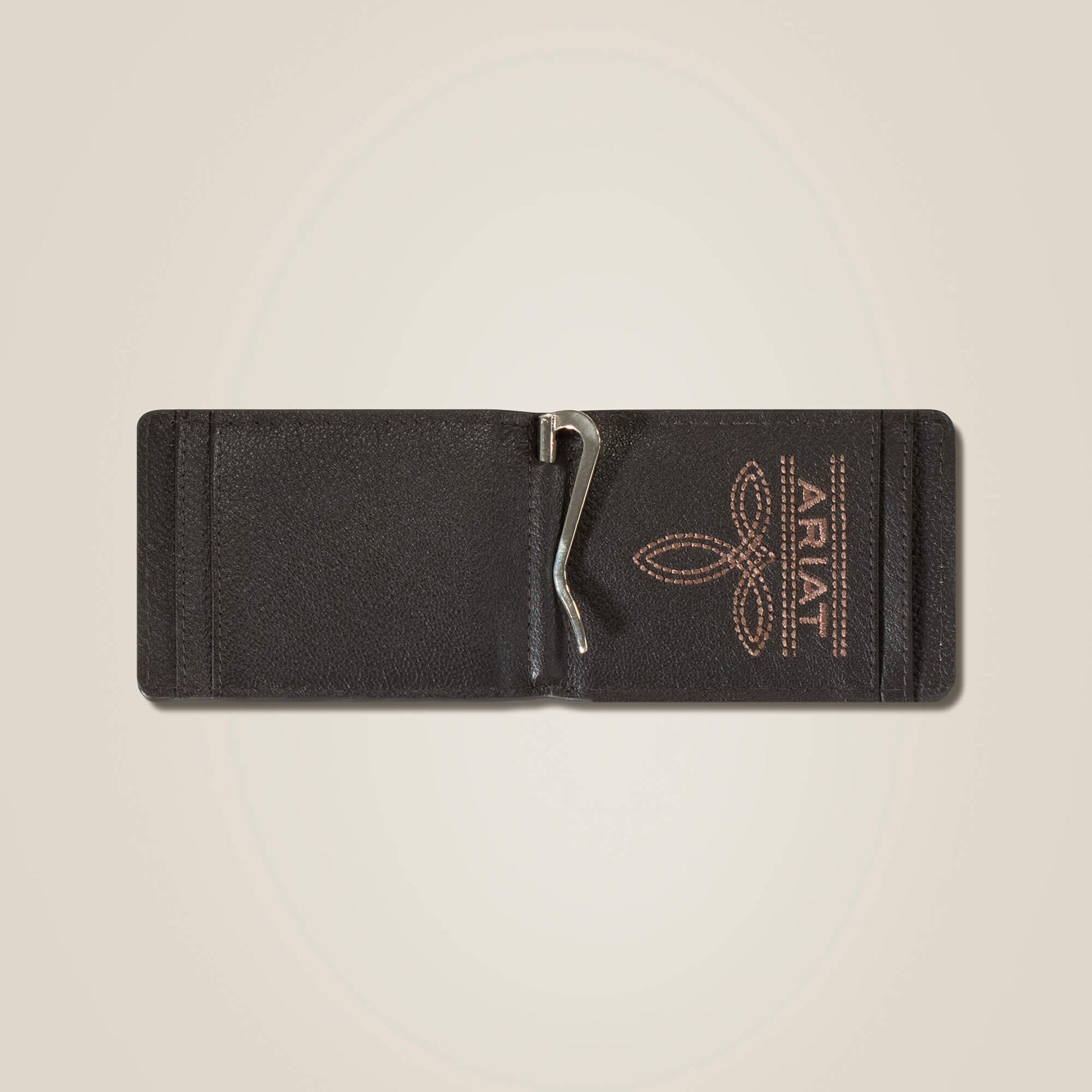 Ariat Flag Shield Clip Wallet