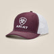 BURGUNDY/WHITE