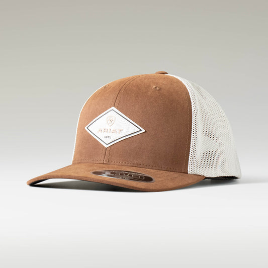 Ariat Diamond Leather Patch Cap