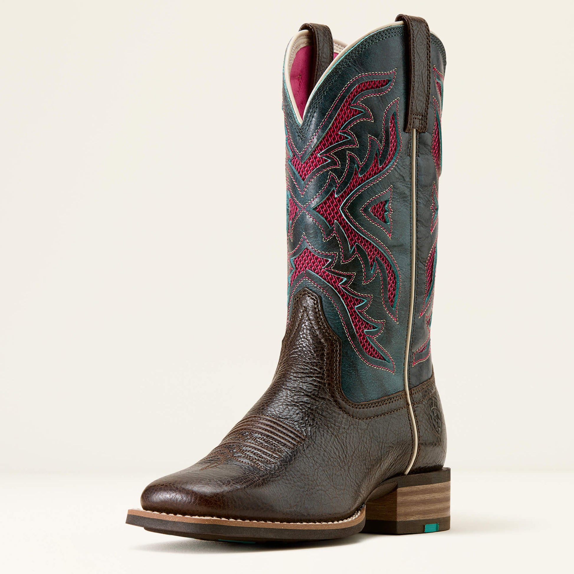 Ariat San Angelo VentTEK 360 Wide Square Toe Western Boot
