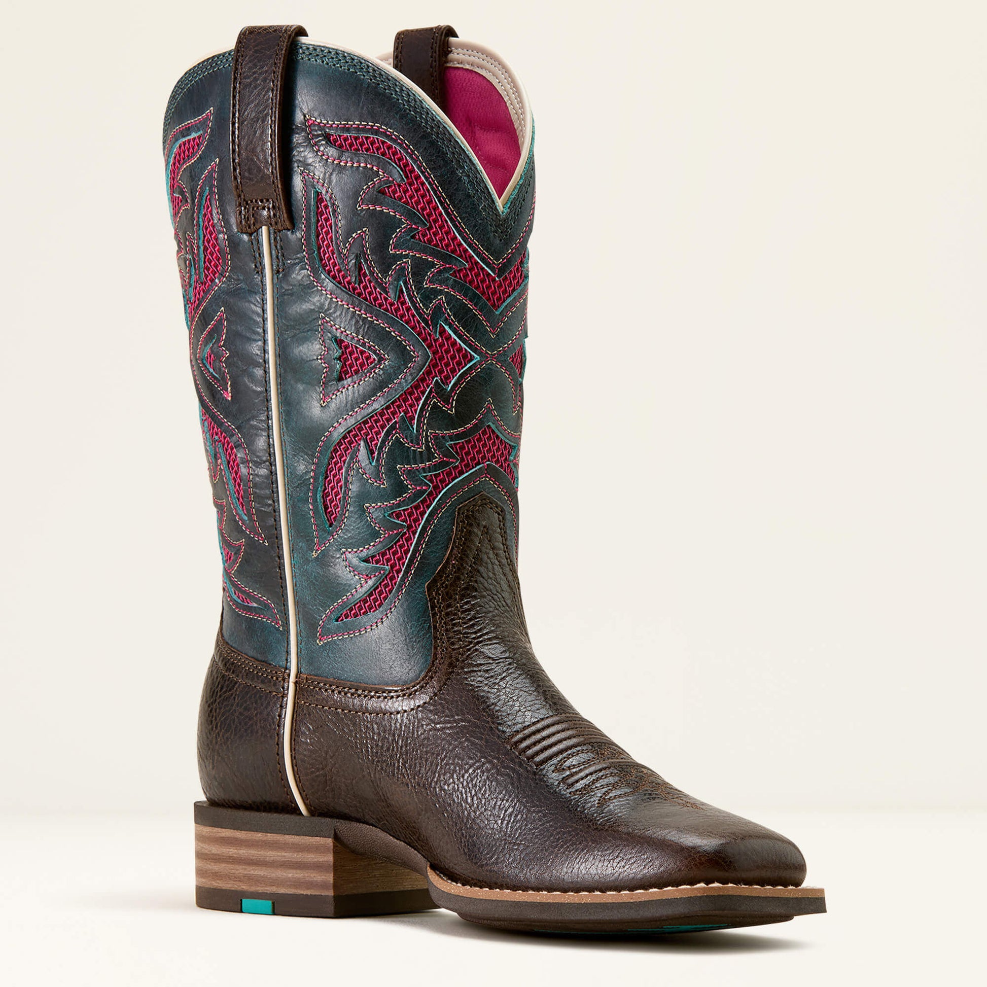 Ariat San Angelo VentTEK 360 Wide Square Toe Western Boot