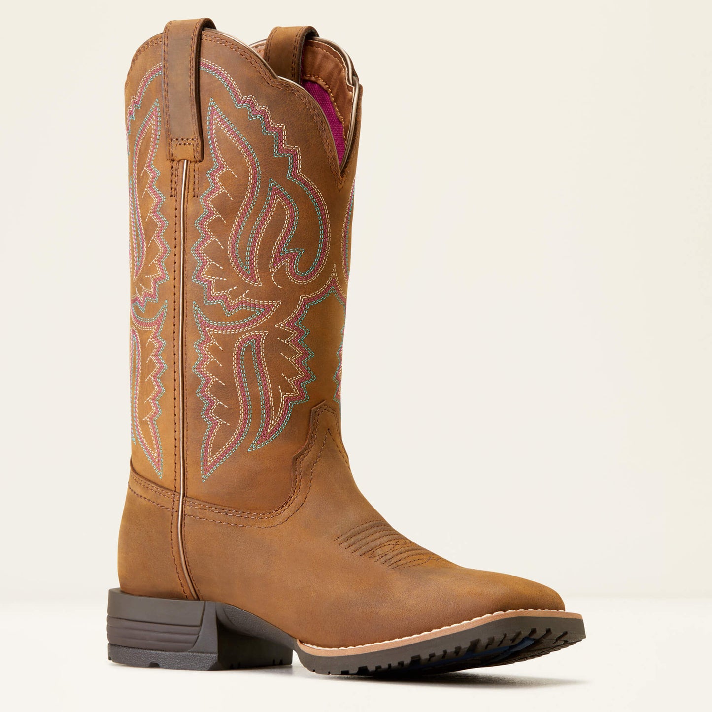 Ariat Hybrid Ranchwork Wide Square Toe Western Boot