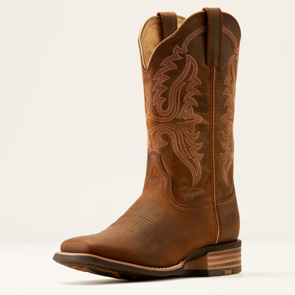 Ariat Olena Wide Square Toe Western Boot
