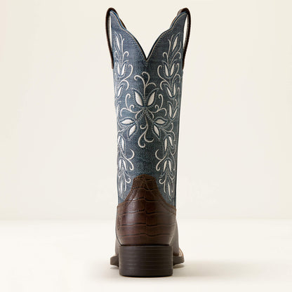 Ariat Round Up Holly Wide Square Toe Western Boot