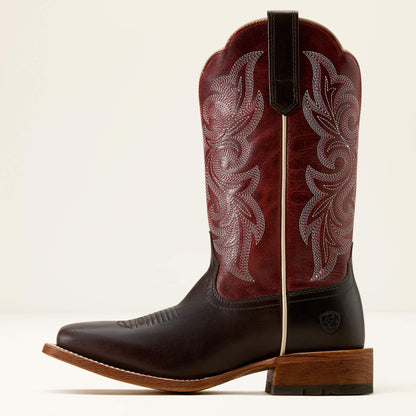 Ariat County Lane Wide Square Toe Western Boot