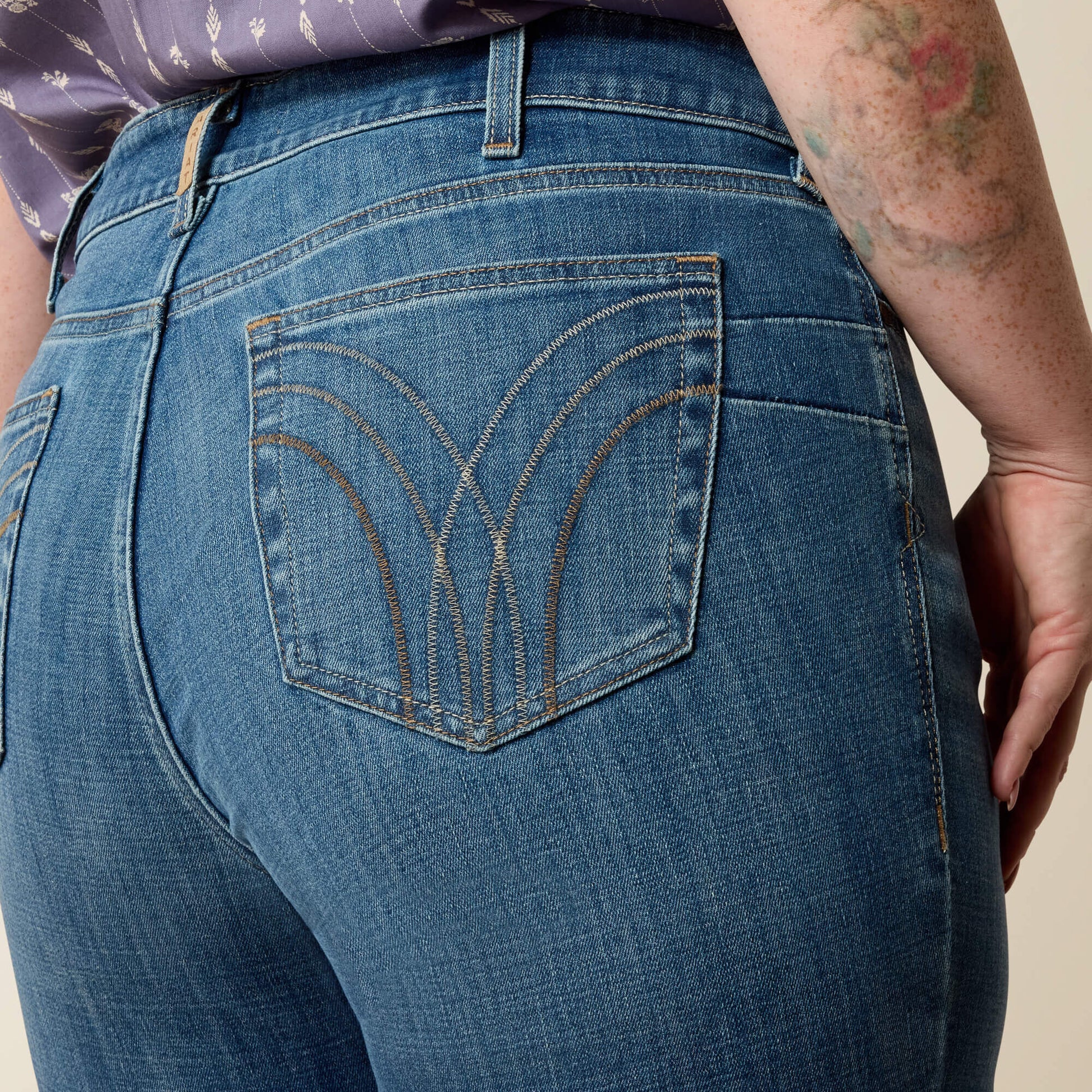 Ariat Mid Rise Esti Boot Cut Jeans