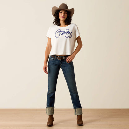 Ariat R.E.A.L. Mid Rise Stretch Icon Stackable Straight Leg Jean