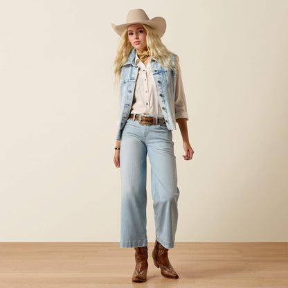 Ariat Perfect Rise Clare Wide Leg Crop Jeans