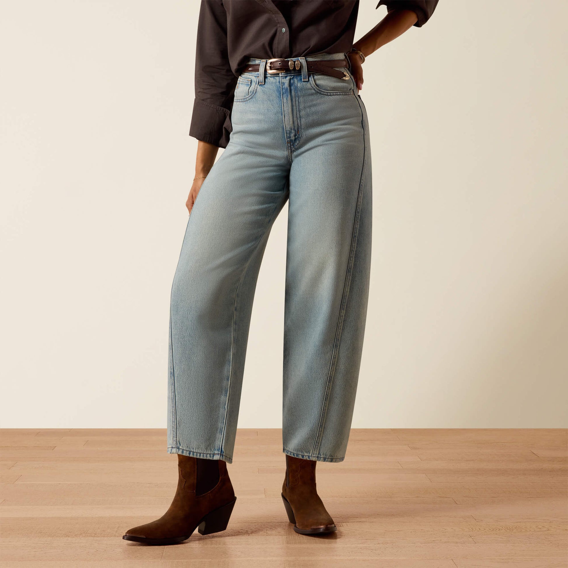 Ariat Ultra High Rise Jazmine Barrel Jeans
