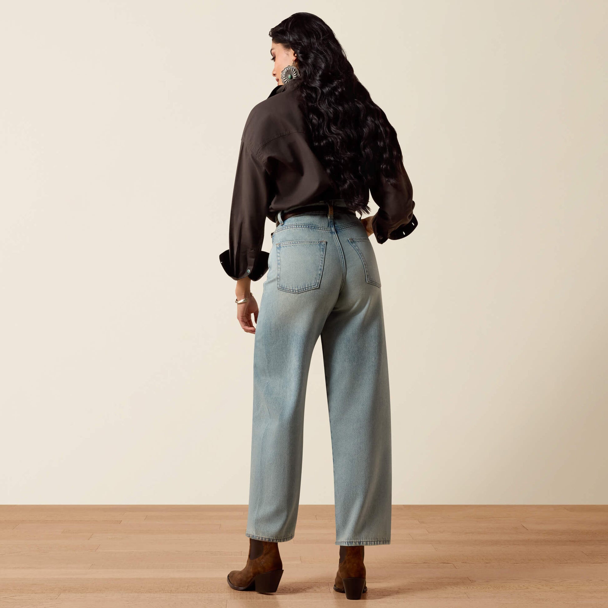 Ariat Ultra High Rise Jazmine Barrel Jeans