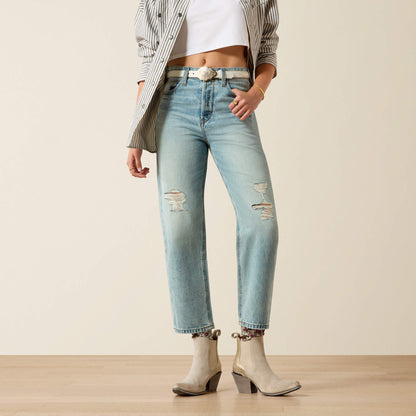 Ariat Ultra High Rise Tomboy Relaxed Straight Leg Jeans
