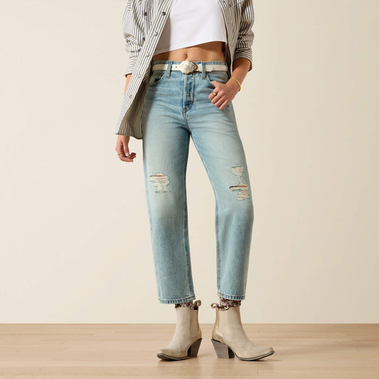 Ariat Ultra High Rise Tomboy Relaxed Straight Leg Jeans