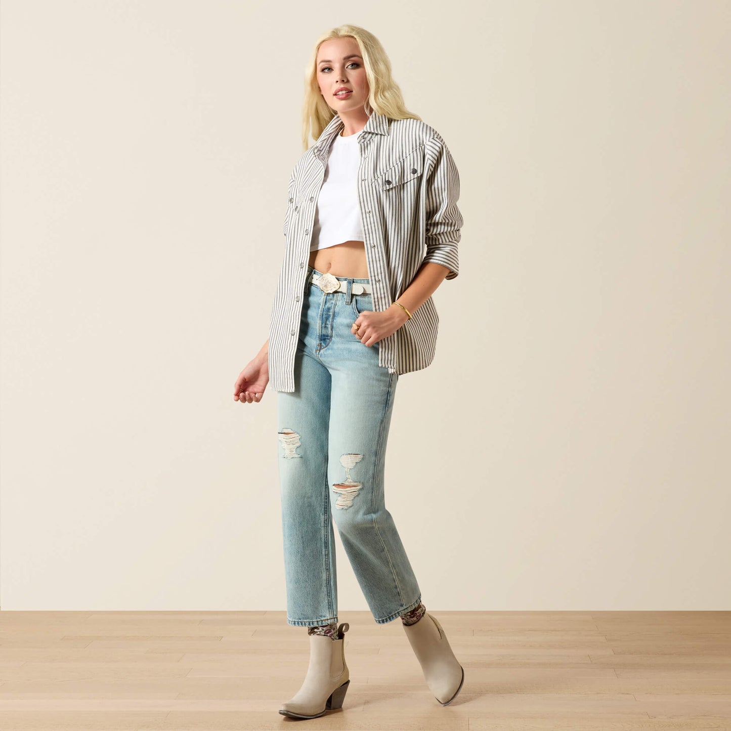 Ariat Ultra High Rise Tomboy Relaxed Straight Leg Jeans