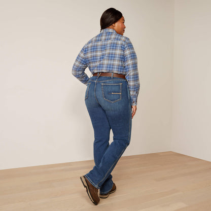 Ariat Rebar High Rise Riveter DuraStretch Straight Leg Jeans