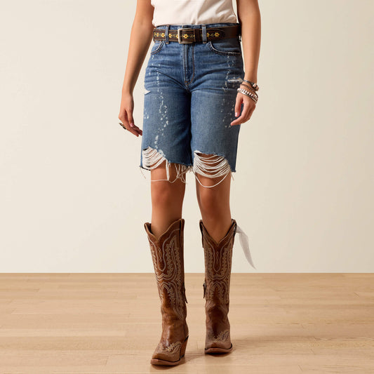 Ariat Ultra High Rise Relaxed Tomboy 10" Shorts