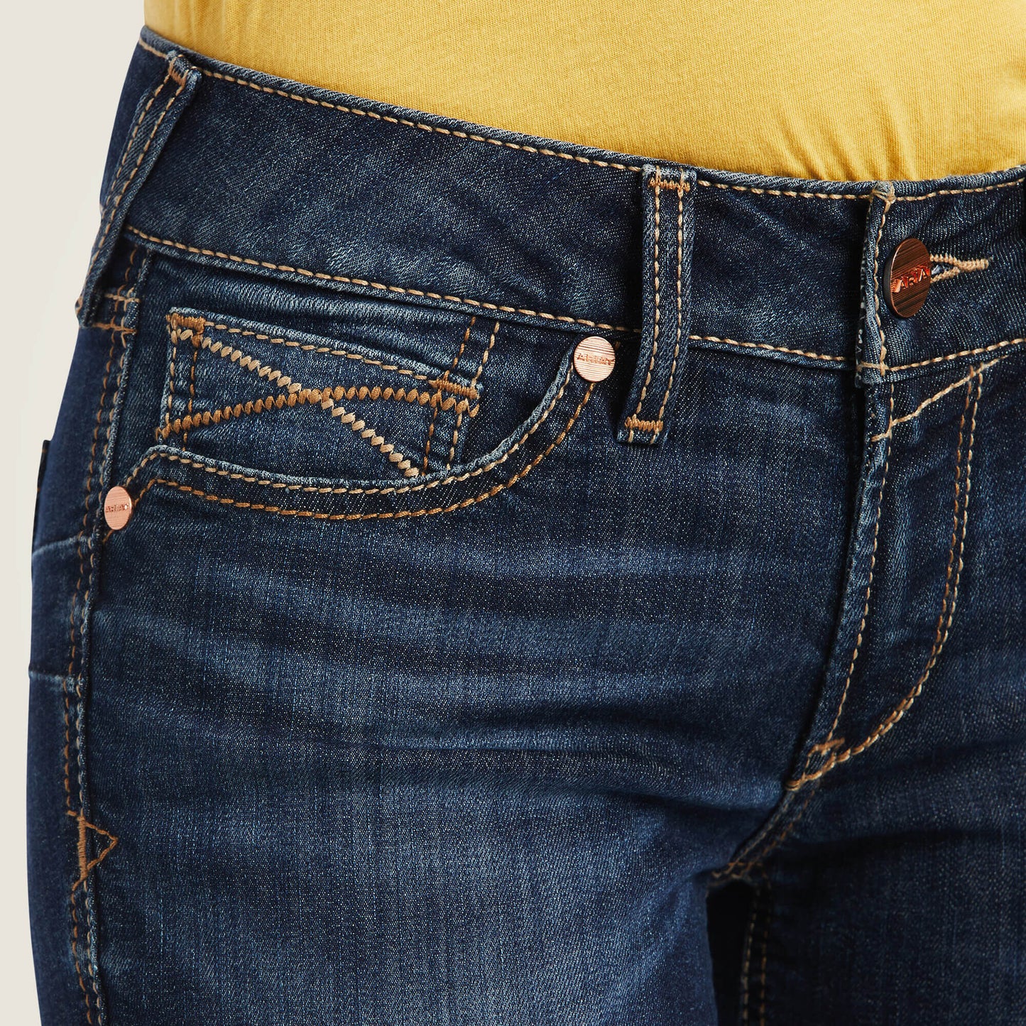 Ariat Mid Rise Octavia Straight Leg Jeans