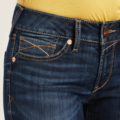 Ariat Mid Rise Octavia Straight Leg Jeans
