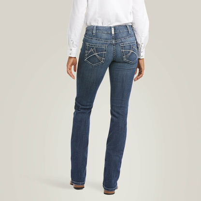 Ariat Arrow Fit Mid Rise Gianna Straight Leg Jeans