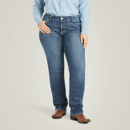 Ariat Arrow Fit Mid Rise Gianna Straight Leg Jeans