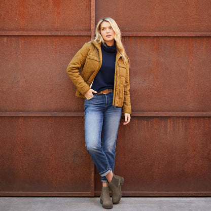 Ariat High Rise Bridle Slim Straight Leg Jeans