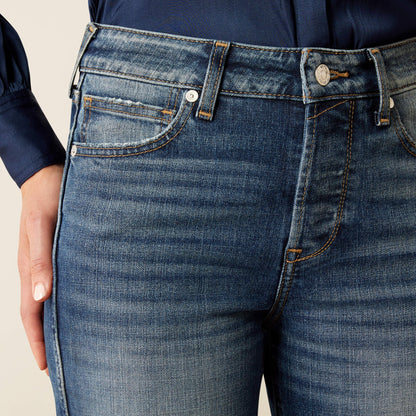 Ariat High Rise Bridle Slim Straight Leg Jeans