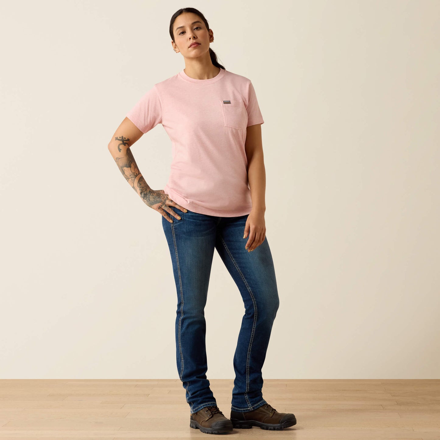 Ariat Rebar Cotton Strong Space Dyed T-Shirt