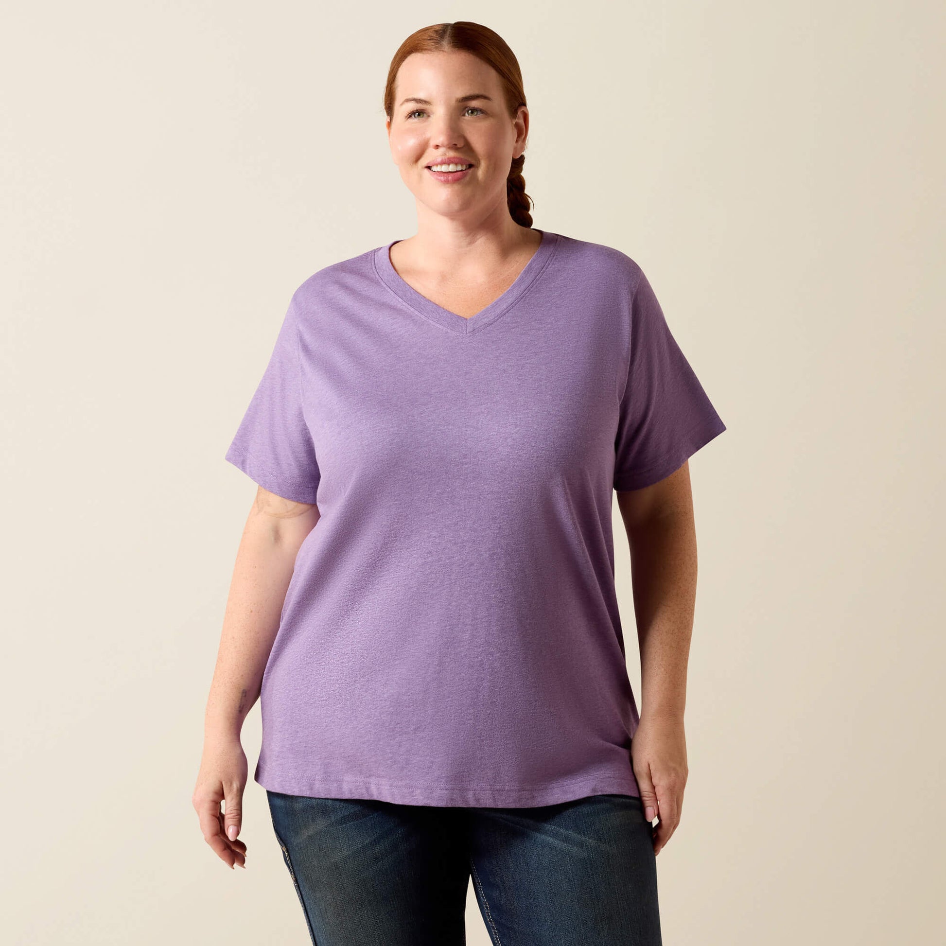 Ariat Rebar Cotton Strong Standard V-Neck T-Shirt