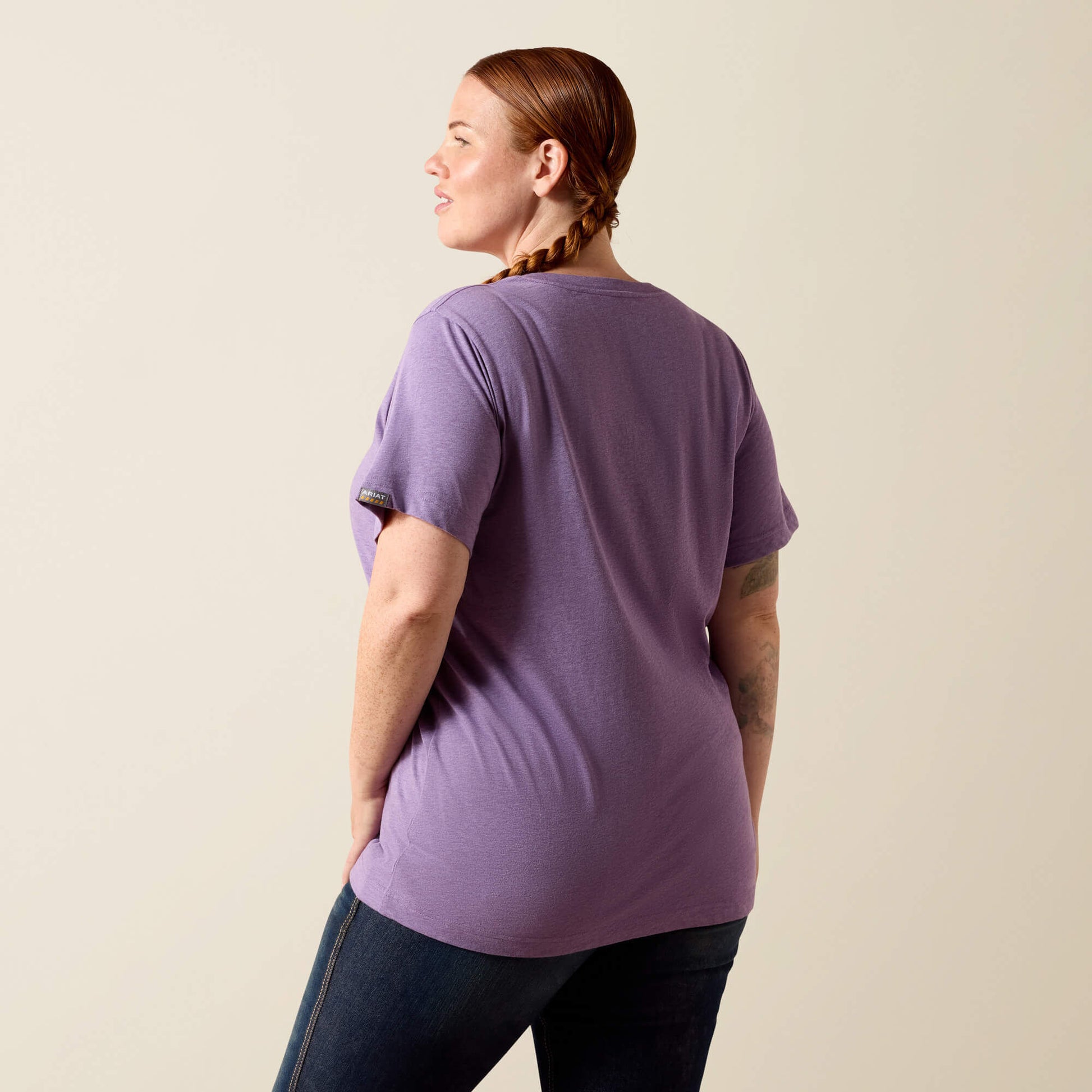 Ariat Rebar Cotton Strong Standard V-Neck T-Shirt