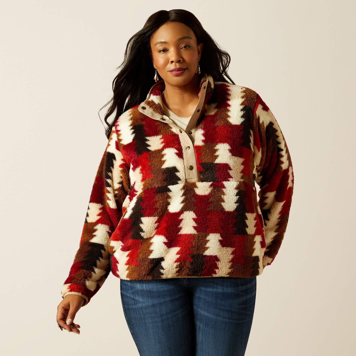 Ariat Berber Snap Front Sweatshirt