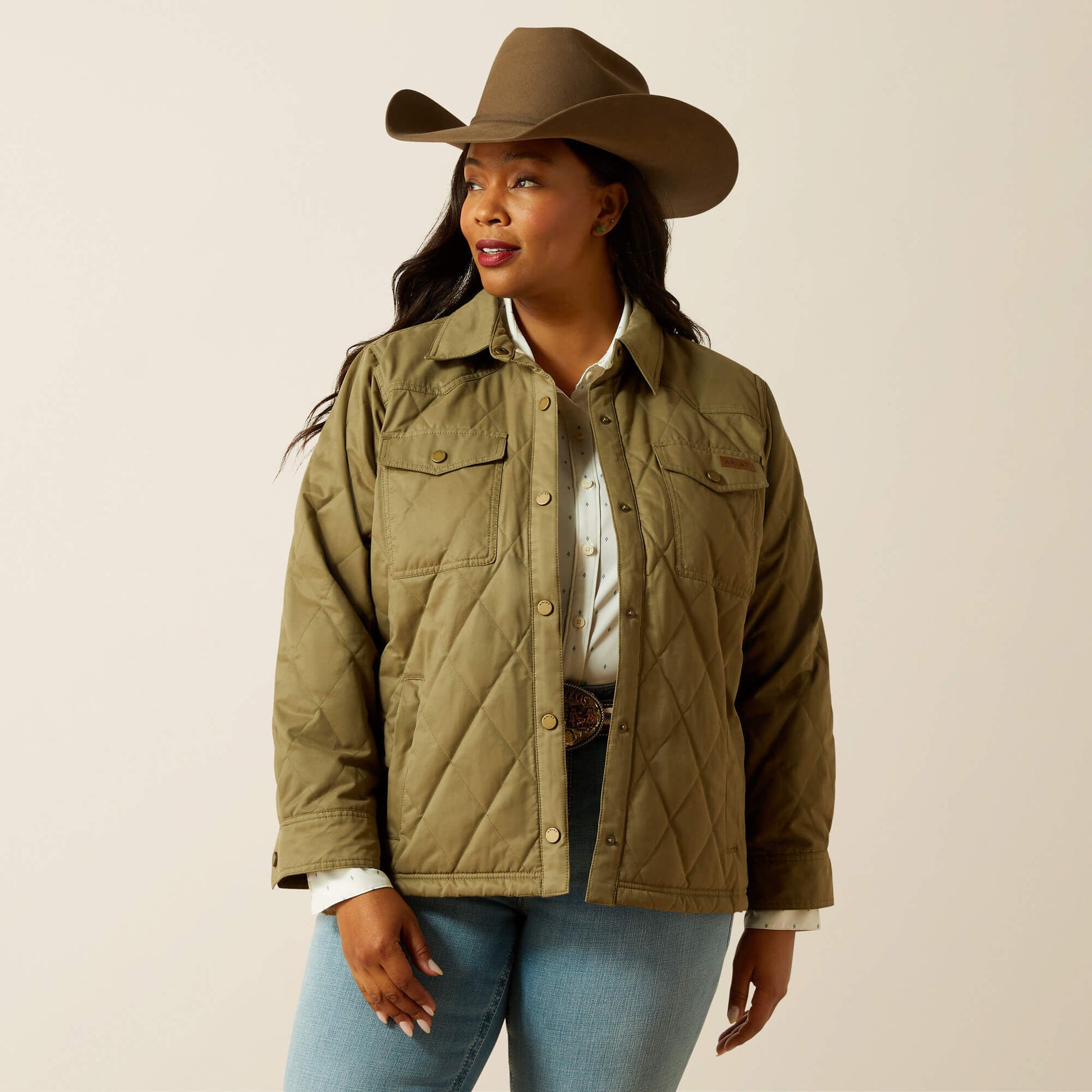Ariat Grizzly Quilted Barn Jacket