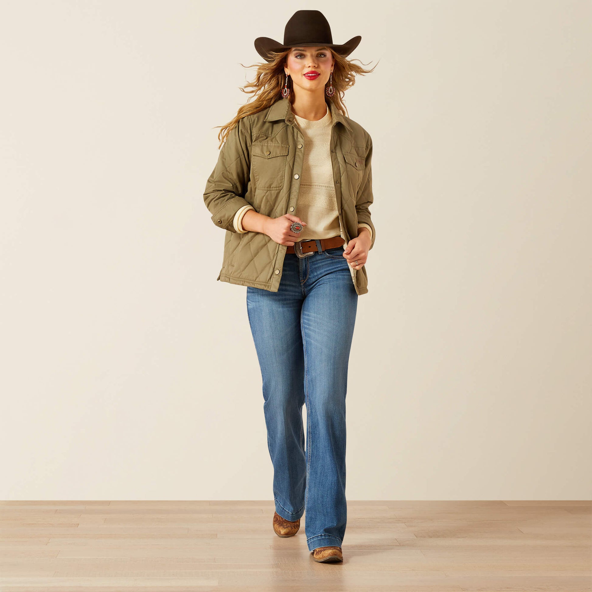 Ariat Grizzly Quilted Barn Jacket