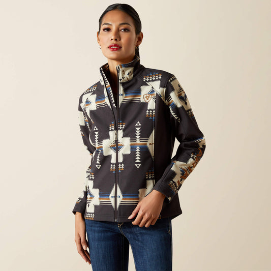 Ariat Ariat Logo Softshell Print Jacket