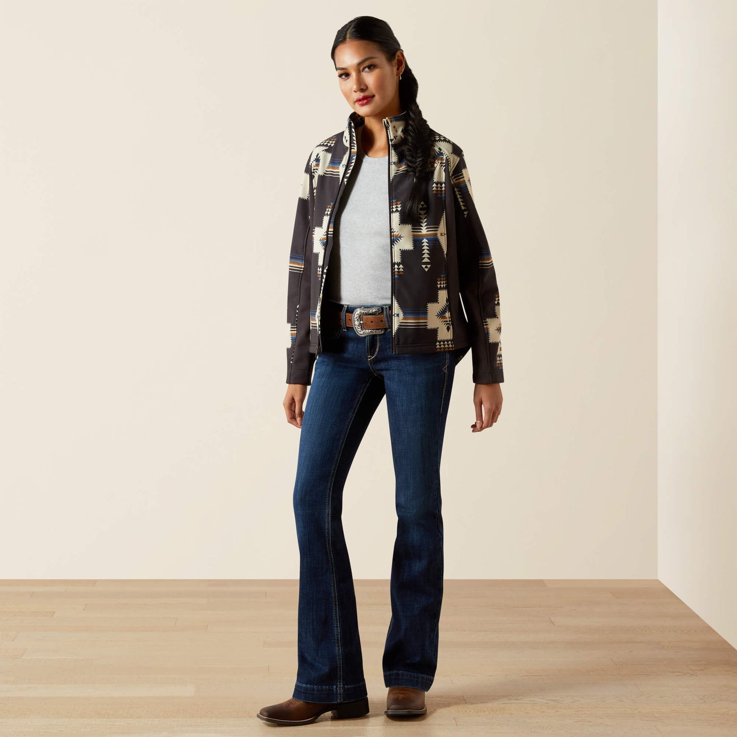 Ariat Ariat Logo Softshell Print Jacket