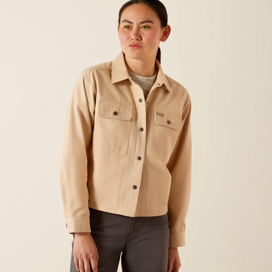 Ariat Rebar Cropped Woven Shirt Jacket