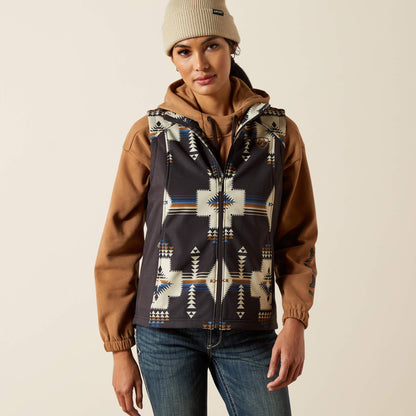 Ariat Ariat Logo Softshell Print Vest