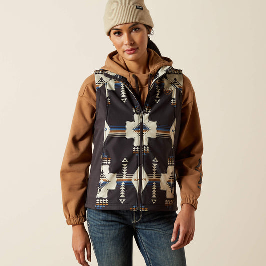 Ariat Ariat Logo Softshell Print Vest