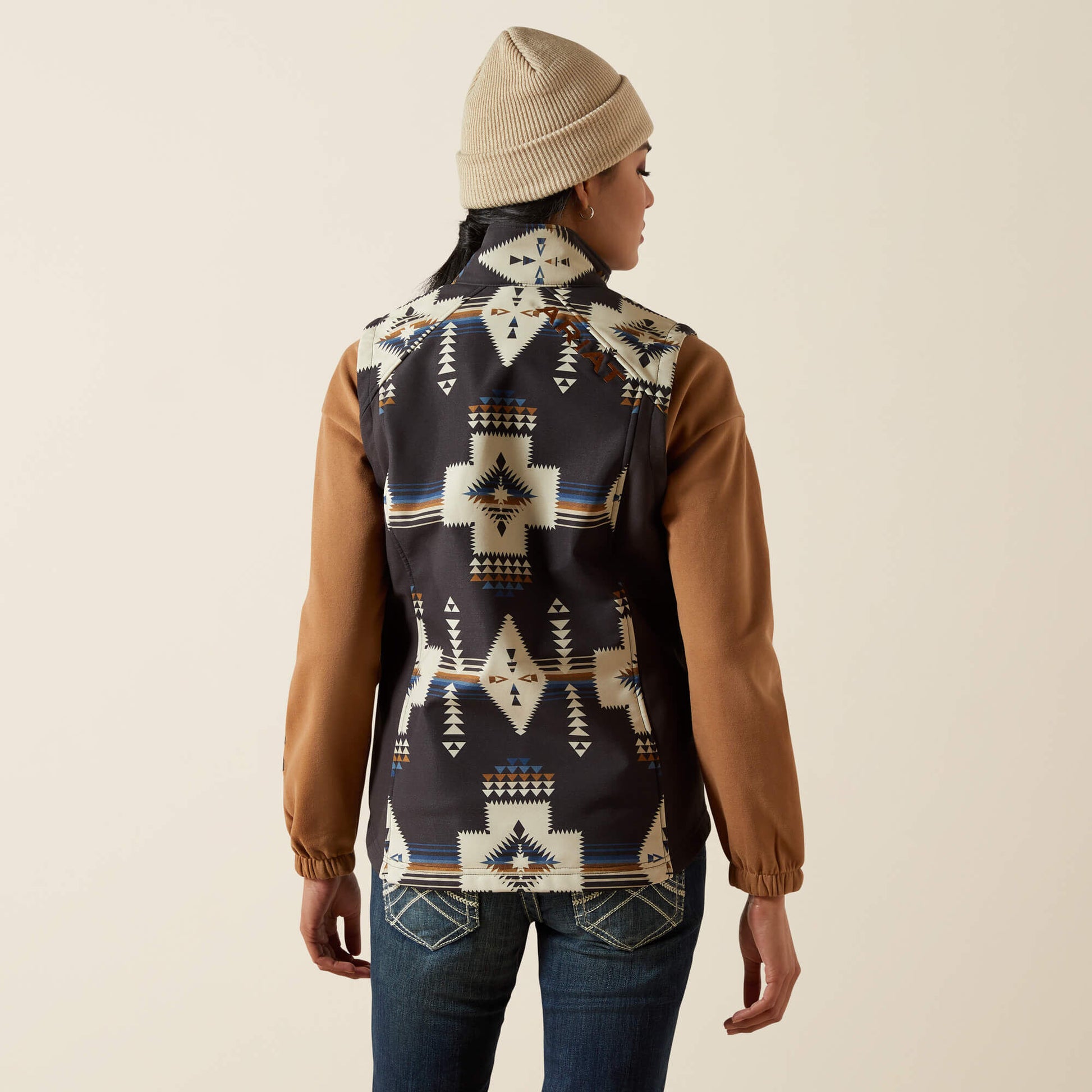 Ariat Ariat Logo Softshell Print Vest