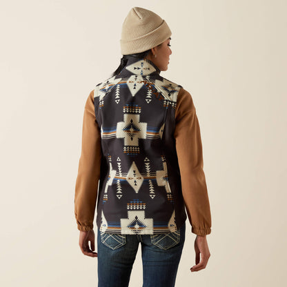 Ariat Ariat Logo Softshell Print Vest