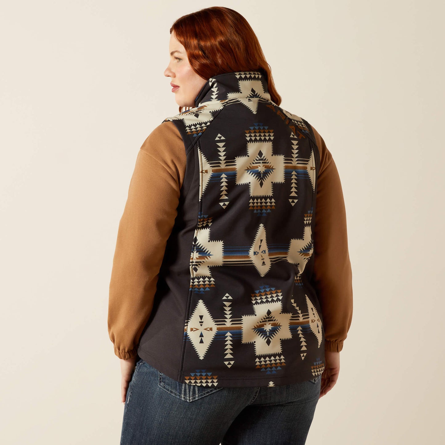 Ariat Ariat Logo Softshell Print Vest
