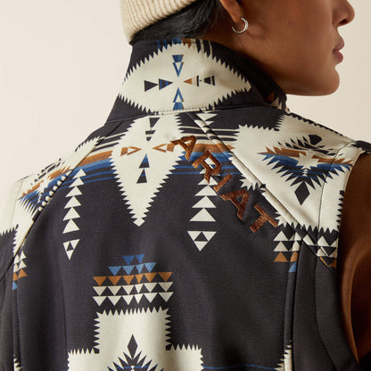 Ariat Ariat Logo Softshell Print Vest