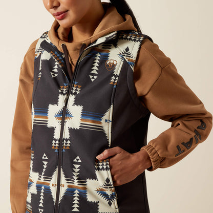 Ariat Ariat Logo Softshell Print Vest