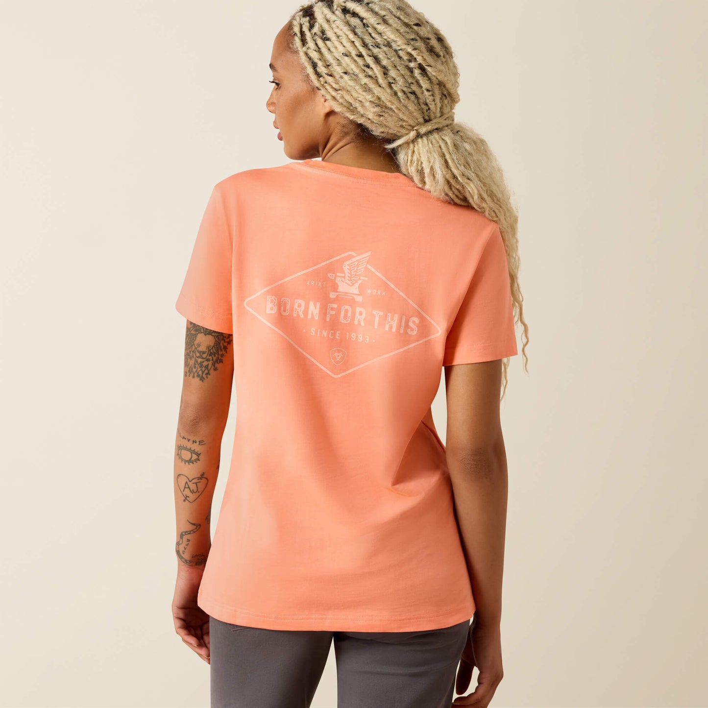 Ariat Rebar Cotton Strong Anvil Logo T-Shirt